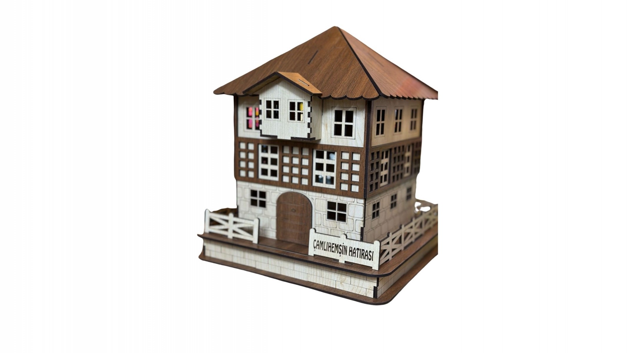 AHŞAP KONAK ORTA BOY   14*16 cm