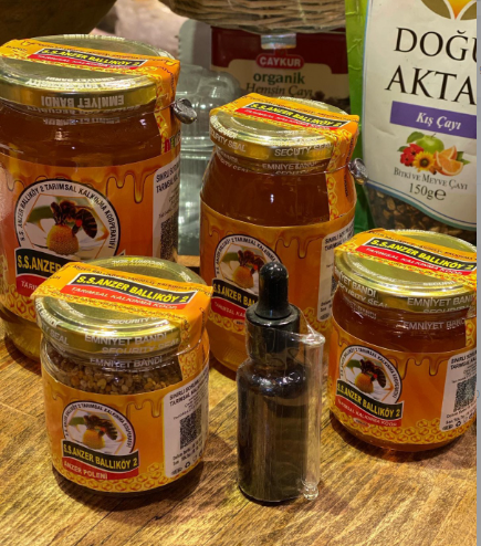 ANZER BAL SETİ ( 1000gr, 500gr, 250gr Anzer Balı, 100 gr Anzer Poleni, Propolis 20ml) ANZER BAL SETİ ( 1000gr, 500gr, 250gr Anzer Balı, 100 gr Anzer Poleni, Propolis 20ml)
