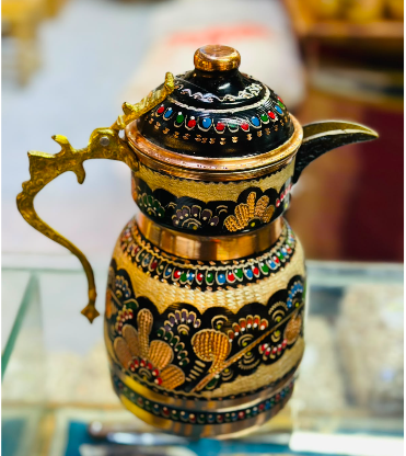 BAKIR İŞLEMELİ SÜRAHİ KAPAKLI