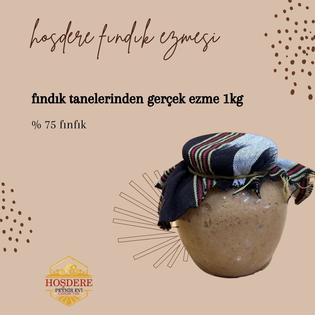 FINDIK EZMESİ EL YAPIMI DÖKME %75 1KG FINDIK EZMESİ EL YAPIMI DÖKME %75 1KG