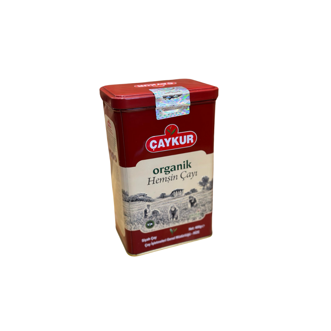 HEMŞİN ORGANİK ÇAYI 400 GR TENEKE KUTU HEMŞİN ORGANİK ÇAYI 400 GR TENEKE KUTU