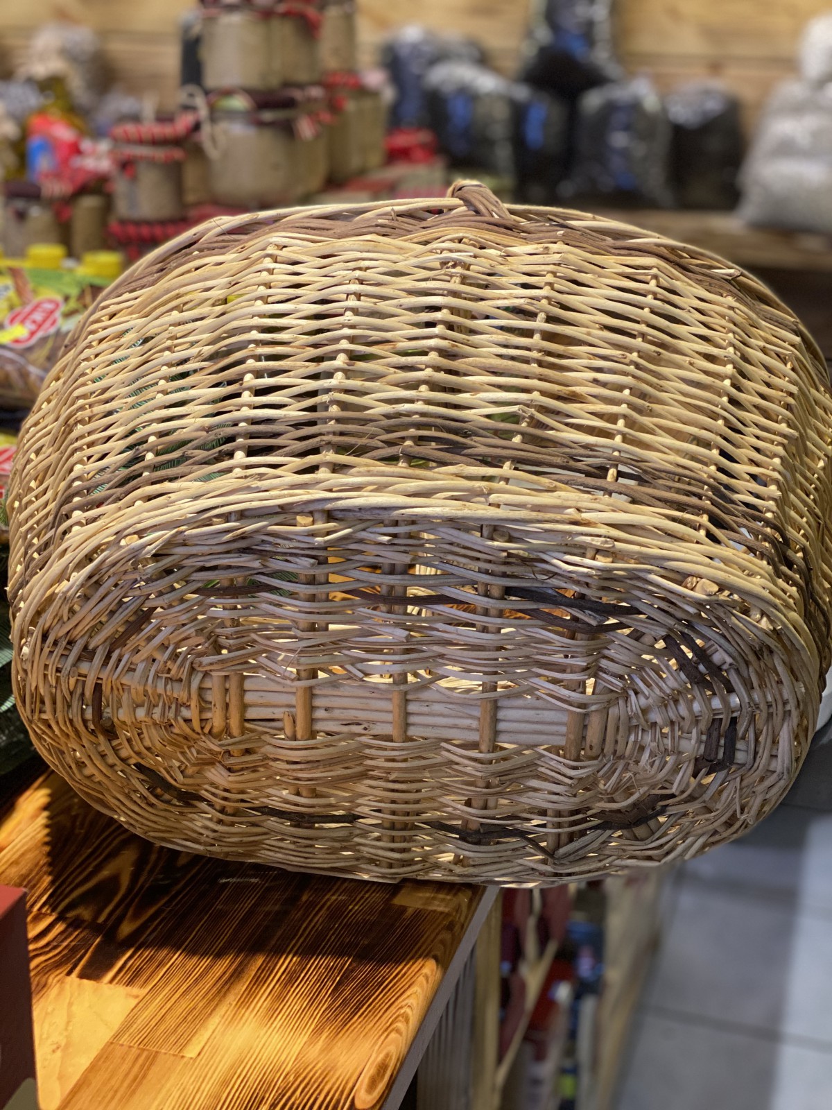 ÖZEL EL ÖRMESİ PİKNİK SEPETİ FINDIK AĞACINDAN