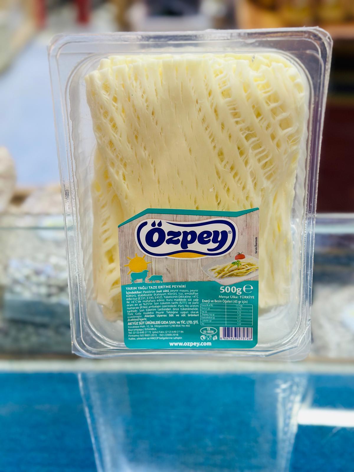 ÖZPEY YARIM YAĞLI TAZE ERİTME PEYNİRİ 500 GR