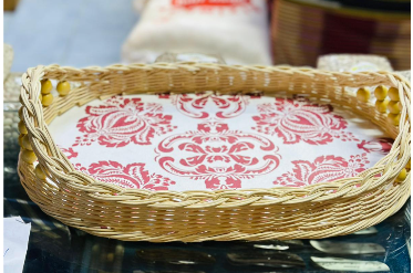 RATTAN BÜYÜK ÇAY TEPSİSİ