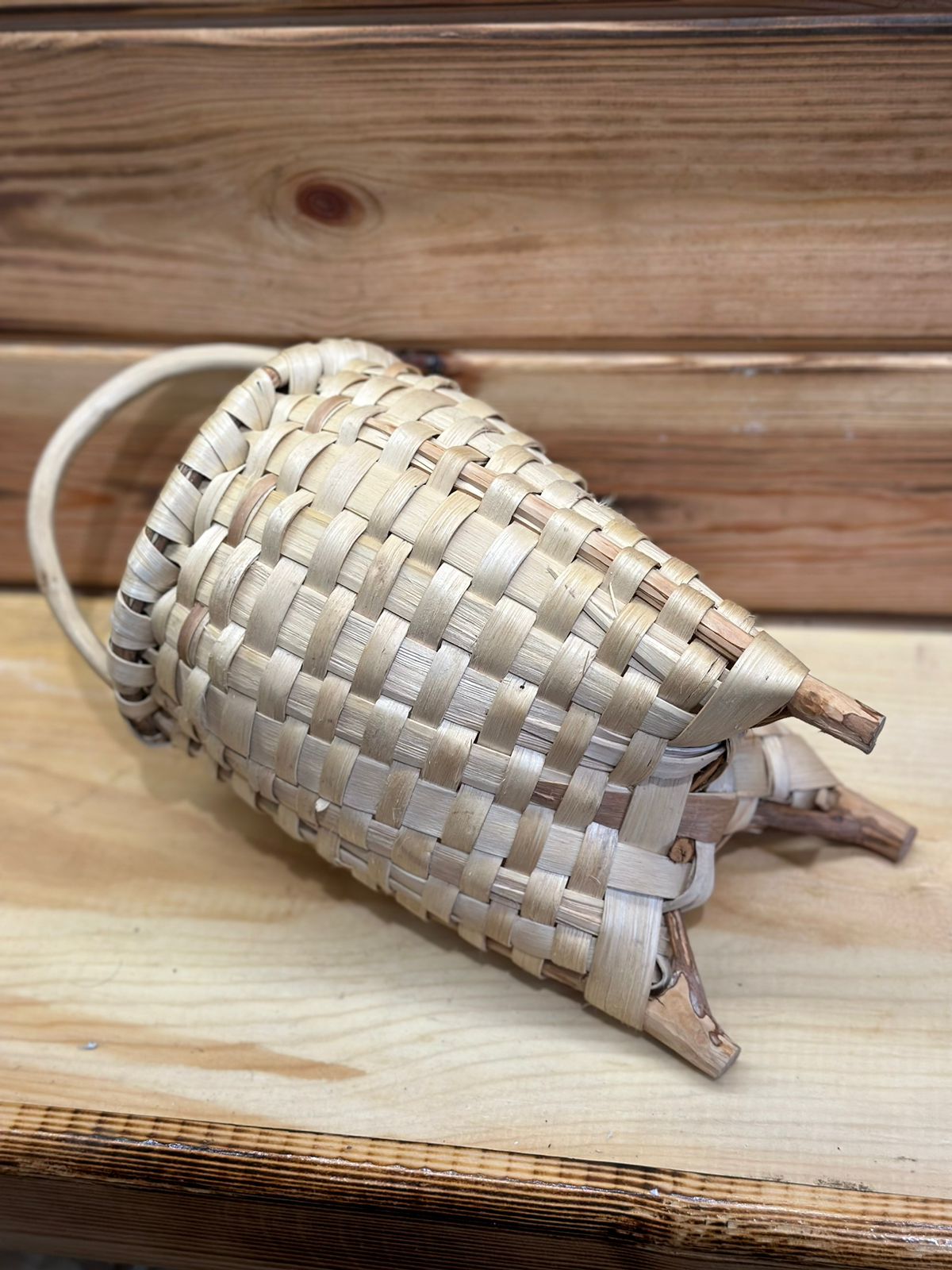SEPET 3 AYAKLI KESTANE AĞACI  25*17 CM