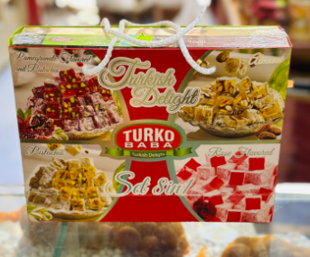 TURKO BABA TURKISH DELIGHT 125GR X  8