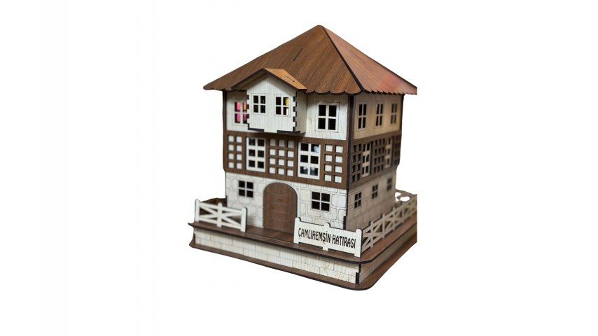 AHŞAP KONAK ORTA BOY   14*16 cm