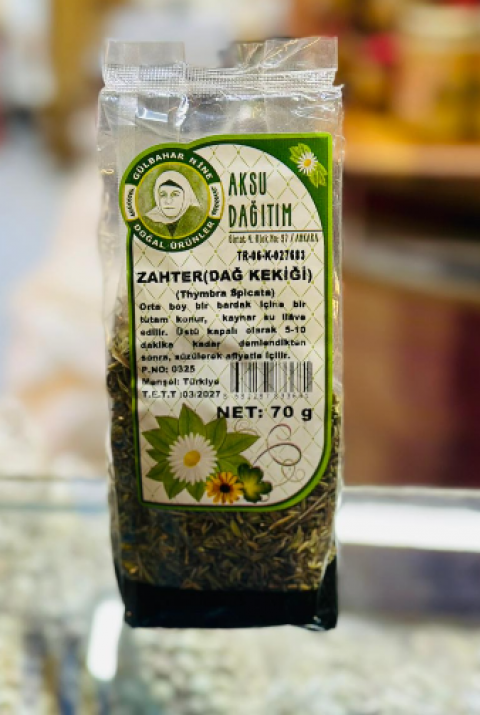 AKSULİFE ZAHTER DAĞ KEKİĞİ 70 GR