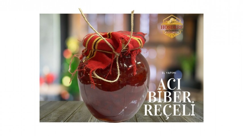 EL YAPIMI ACI BİBER REÇELİ 500 GR