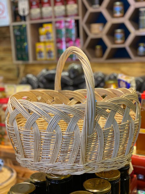 PİKNİK SEPETİ ÖZEL EL ÖRMESİ FINDIK AĞACINDAN 1. SINIF İŞÇİLİK