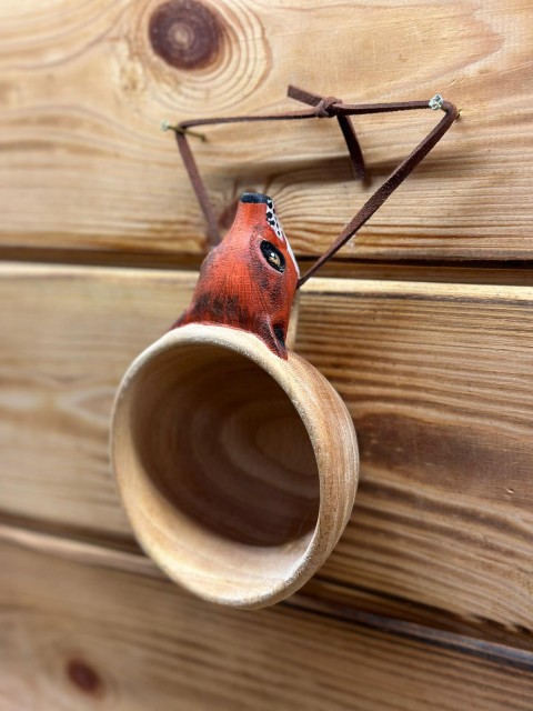 TİLKİ KAFA SAPELLİ AĞACI BARDAK TİLKİ KAFA SAPELLİ AĞACI BARDAK