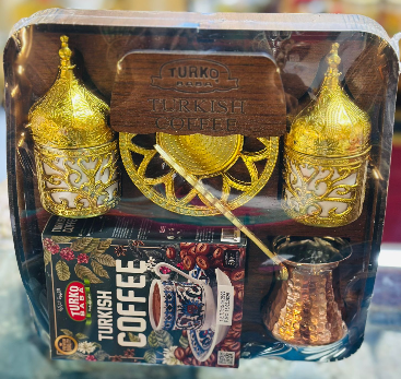 TURKO BABA CEZVELİ KAHVE SETİ