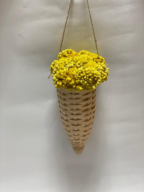 ÜZÜM SEPETİ ÖZEL EL ÖRMESİ (TİKİNA) KÜÇÜK