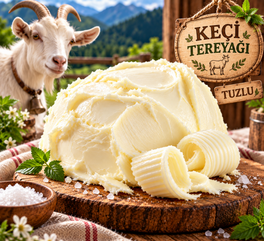 YAYIK DOĞAL TEREYAĞI 1000 GR EL YAPIMI / KEÇİ SÜTÜNDEN