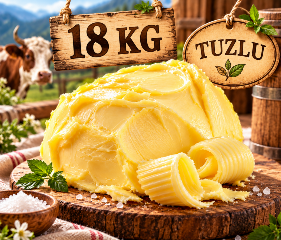 YAYIK DOĞAL TEREYAĞI 18 KG KOVA / İNEK SÜTÜ
